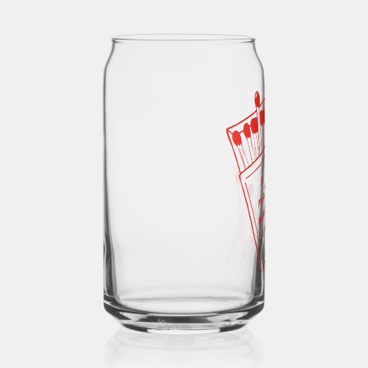 Match Made in Heaven Bruiloft Bruidsfeestgunst Blikvorm Glas (Rechts)