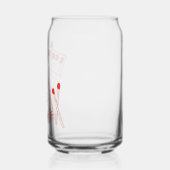 Match Made in Heaven Bruiloft Bruidsfeestgunst Blikvorm Glas (Links)