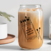 Match Made in Heaven Bruiloft Bruidsfeestgunst Blikvorm Glas