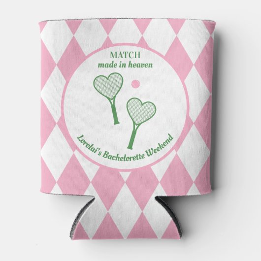 Match Made in Heaven Country Club Bachelorette Blikjeskoeler (Voorkant)