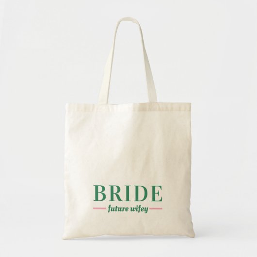 Match Made in Heaven Golf Bachelorette Bride Tote Bag (Voorkant)