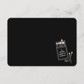 Match Made in Heaven RSVP QR Code Enclosure Kaart (Achterkant)