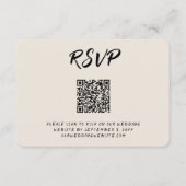 Match Made in Heaven RSVP QR Code Enclosure Kaart (Voorkant)