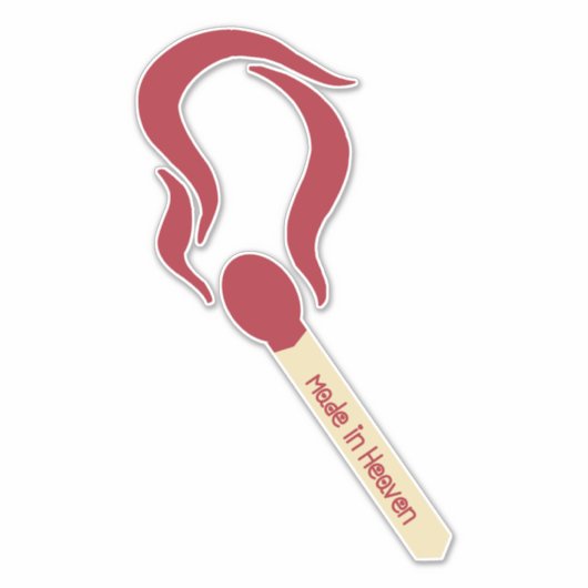 Match Made in Heaven Sticker (Voorkant)