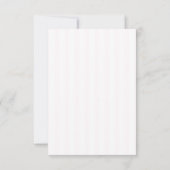 Match Made in Heaven Stripe Bridal Shower Invite Kaart (Achterkant)