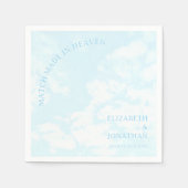 Match Made In Heaven Wedding Servet (Voorkant)