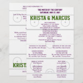 Match of the Century Wedding Programme (Voorkant / Achterkant)