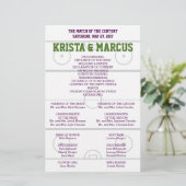 Match of the Century Wedding Programme (Staand voorkant)