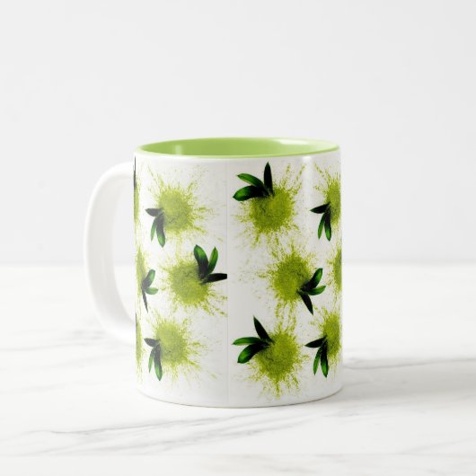 Match powder Mug Tweekleurige Koffiemok (Voorkant links)