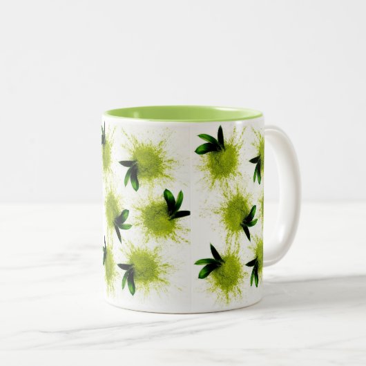 Match powder Mug Tweekleurige Koffiemok (Voorkant rechts)