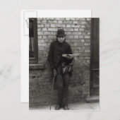 Match-Seller. c.1900 Briefkaart (Voorkant / Achterkant)