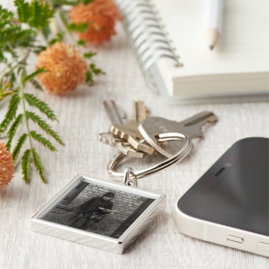 Match-Seller. c.1900 Sleutelhanger (Zijkant)
