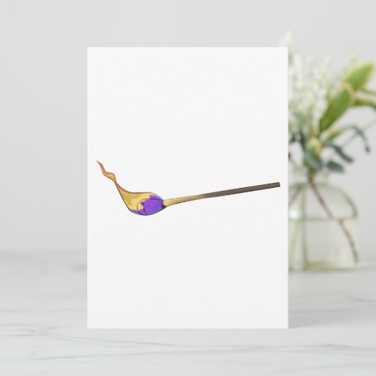 Match Stick Aankondiging (Staand voorkant)