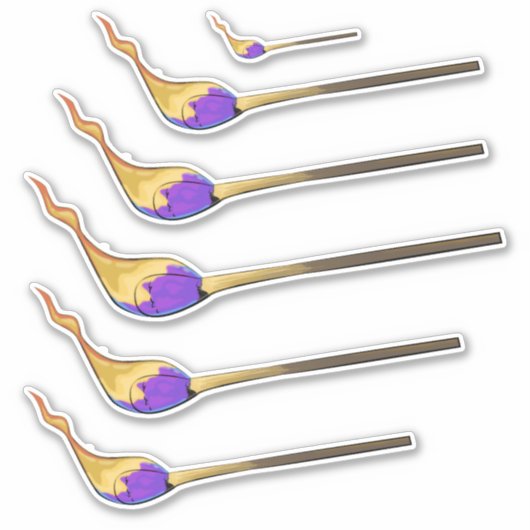 Match Stick Sticker (Voorkant)
