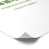 Matcha Addict - Japanse Matcha Quote Poster (Hoek)
