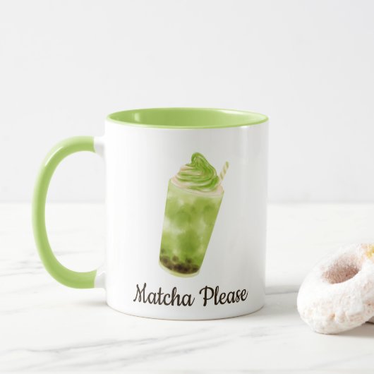 Matcha alsjeblieft, Matcha Mok (Met donut)