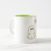 Matcha alsjeblieft! tweekleurige koffiemok (Voorkant links)