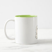 Matcha alsjeblieft! tweekleurige koffiemok (Links)