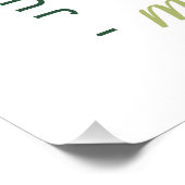 Matcha and cat lover funny just a girl kawaii perfect poster (Hoek)