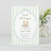 Matcha Baby Shower Kaart (Staand voorkant)