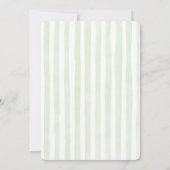 Matcha Baby Shower Kaart (Achterkant)
