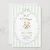 Matcha Baby Shower Kaart (Voorkant)