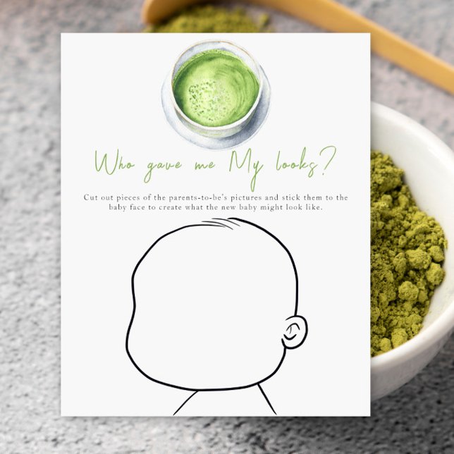 Matcha baby shower - Wie gaf me mijn uiterlijk? (Creator heeft geüpload)