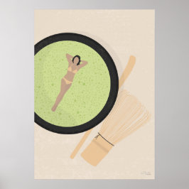Matcha Bath Poster