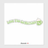 Matcha boba groene thee, matcha sticker (Vel)