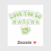Matcha boba groene thee, matcha sticker (Vel)