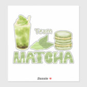 Matcha boba groene thee, matcha sticker (Vel)
