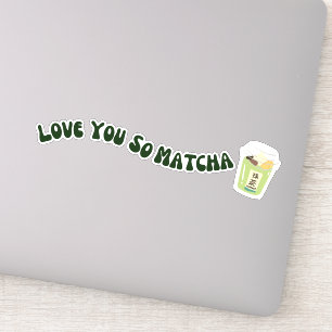 Matcha boba groene thee, matcha sticker
