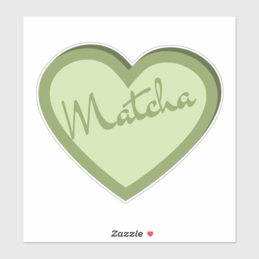 Matcha boba groene thee, matcha sticker (Vel)