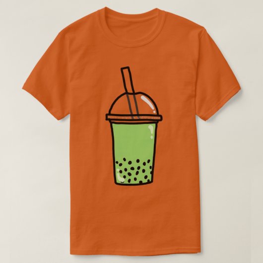 matcha boba tea 4 t-shirt (Design voorkant)