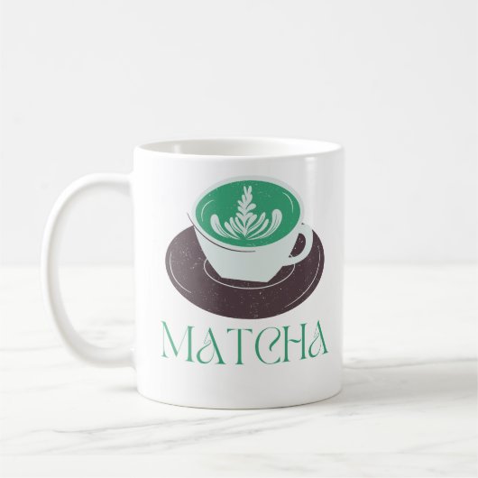 Matcha Boba Tea Koffiemok (Links)