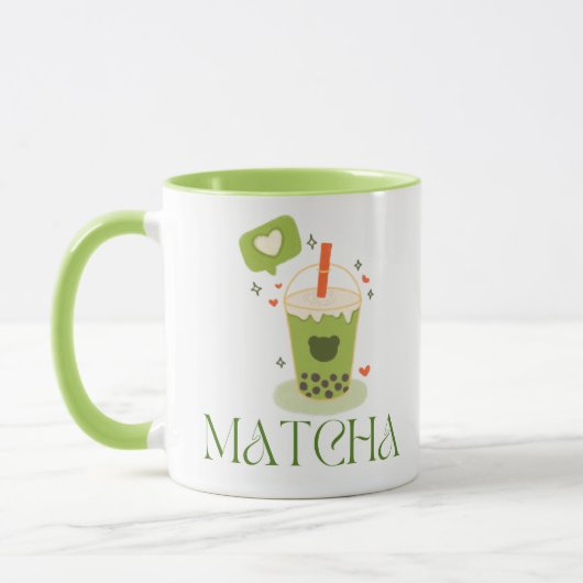 Matcha Boba Tea Mok (Links)