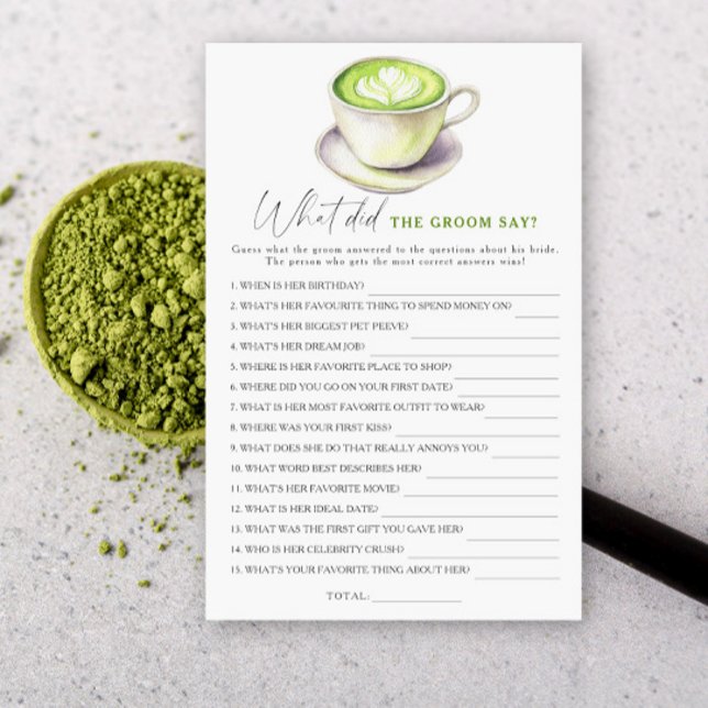 Matcha bruidsbruiloft Wat zei de bruidegom  (Creator heeft geüpload)