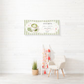 Matcha Bruiloftsfeest Banner Zij Voor Haar (Insitu)