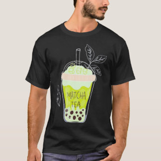 matcha bubble tea 5 t-shirt