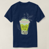 matcha bubble tea 9 t-shirt (Design voorkant)