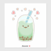 Matcha bubble tea sticker (Vel)