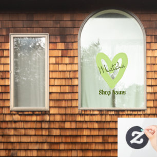 Matcha Cafe Raamsticker