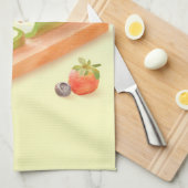 Matcha Cake Roll Illustratie Theedoek (Quarter Fold)