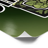 Matcha Chill & Thrill – Dekoratives Matcha Latte Perfect Poster (Hoek)