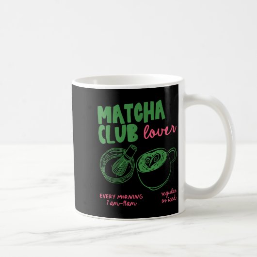 Matcha Club Regular Or Ice Green Tea Matcha Latte  Koffiemok (Rechts)