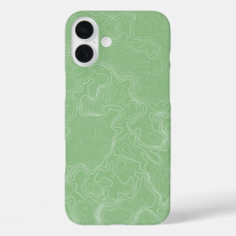 Matcha Contour Flow iPhone 16 Plus Hoesje