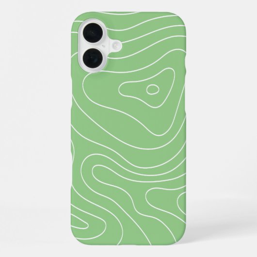 Matcha Contour Flow iPhone Hoesje (Achterkant)
