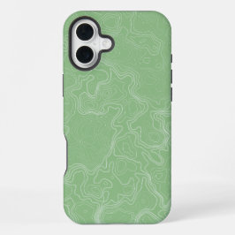 Matcha Contour Flow iPhone 16 Plus Hoesje