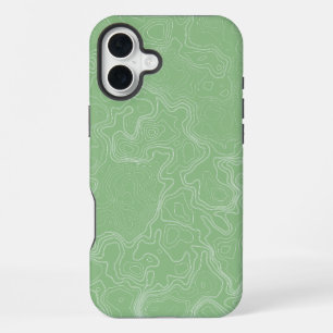 Matcha Contour Flow iPhone 16 Plus Hoesje
