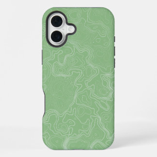 Matcha Contour Flow iPhone 16 Plus Hoesje